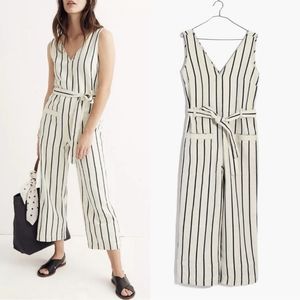 Madewell Striped Pull-On Jumpsuit